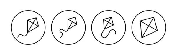 Drachensymbolset Vorhanden Drachenvektorsymbol — Stockvektor