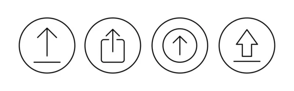 Ladda Upp Ikonen Lastuppgiftssymbol — Stock vektor