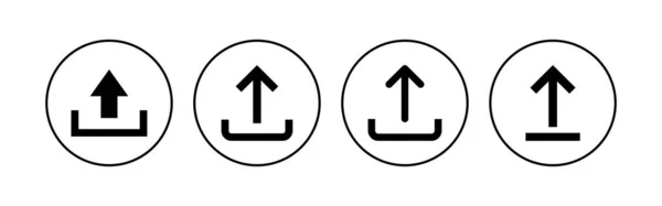 Ladda Upp Ikonen Lastuppgiftssymbol — Stock vektor