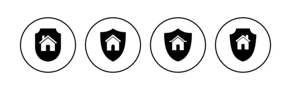 아이콘 Home Protection Icon — 스톡 벡터