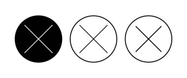 Simgeyi kapat. Simge vektörünü sil. çapraz işaret