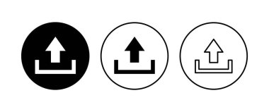 Simge yükleme seti. veri simgesi yükle