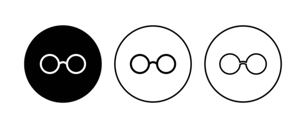 Set Iconos Gafas Icono Vector Gafas — Archivo Imágenes Vectoriales