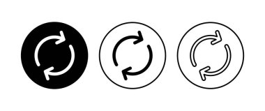 Simge yenileniyor. Simge vektörünü yeniden yükle. Simgeyi güncelle.