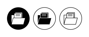 Dizin simgesi ayarlandı. dizin vektör simgesi