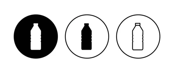 Set Iconos Botella Icono Del Vector Botella — Archivo Imágenes Vectoriales