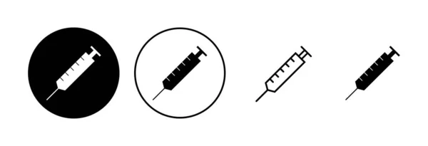 Syringe 아이콘 인젝션 — 스톡 벡터