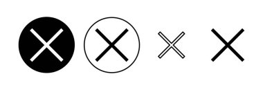 Simgeyi kapat. Simge vektörünü sil. çapraz işaret