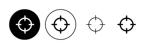 Zielsymbole Gesetzt Torsymbolvektor Ziel Marketing Icon Vektor — Stockvektor