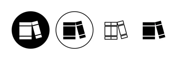 도서관 아이콘 아이콘 — 스톡 벡터
