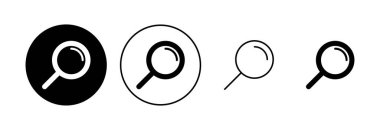 Arama simgesi ayarlandı. Büyüteç simgesini ara