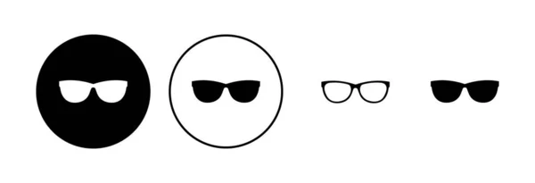 Set Iconos Gafas Icono Vector Gafas — Archivo Imágenes Vectoriales