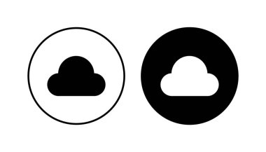 Bulut simgesi hazır. bulut vektörü simgesi