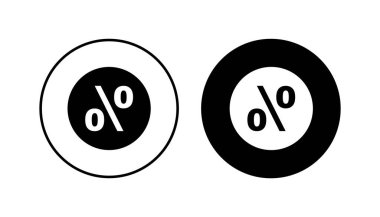 İndirim simgesi seti. İndirim etiketi simgesi. 