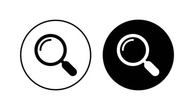 Arama simgesi ayarlandı. Büyüteç simgesini ara