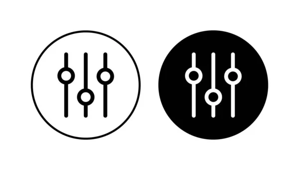 Beállítom Icon Cog Beállítások Ikon Szimbólum — Stock Vector