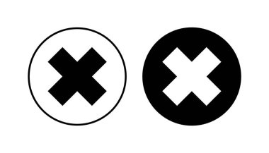 Simgeyi kapat. Simge vektörünü sil. çapraz işaret