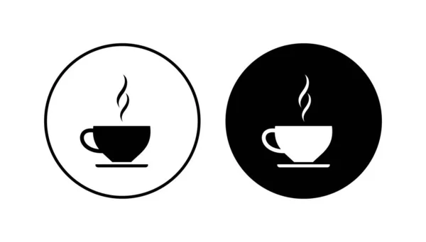 Kaffeetassen Icon Set Vorhanden Tasse Ein Kaffee Symbol Vektor — Stockvektor