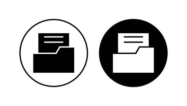 Dizin simgesi ayarlandı. dizin vektör simgesi