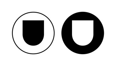 Kalkan simgesi ayarlandı. Koruma ikonu vektörü. Güvenlik vektör simgesi