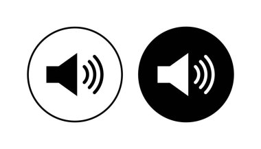Hoparlör simgesi hazır. Hacim simgesi vektörü. Hoparlör ikon vektörü. ses sembolü