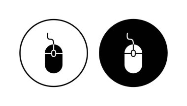 Fare simgesi seti. Simge vektörüne tıklayın. işaretleyici simgesi vektörü.