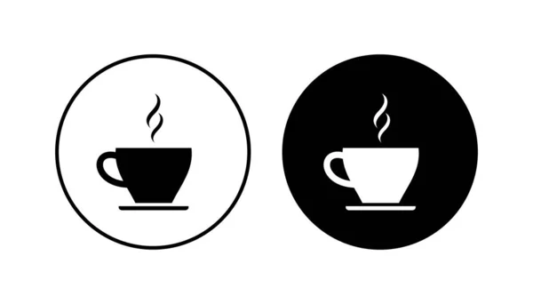 Kaffeetassen Icon Set Vorhanden Tasse Ein Kaffee Symbol Vektor — Stockvektor