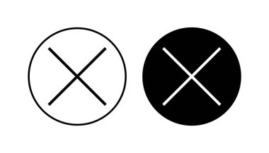 Simgeyi kapat. Simge vektörünü sil. çapraz işaret