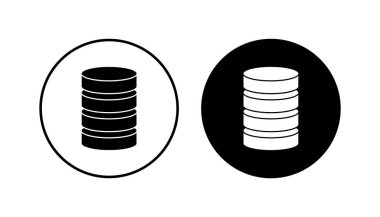 Veritabanı simgesi seti. veritabanı vektörü simgesi