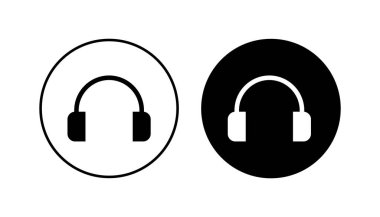 Kulaklık ikonu ayarlandı. Kulaklık simgesi simgeleri