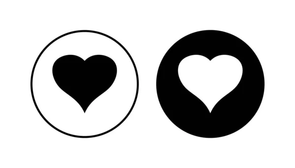 Love Icon Set Heart Icon Vector Icon Vector — Stock Vector