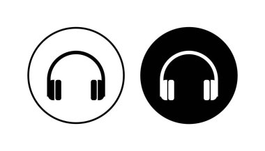 Kulaklık ikonu ayarlandı. Kulaklık simgesi simgeleri