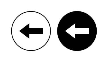 Ok simgesi ayarlandı. Ok sembolü. Web tasarımınız için ok işareti.