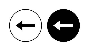 Ok simgesi ayarlandı. Ok sembolü. Web tasarımınız için ok işareti.