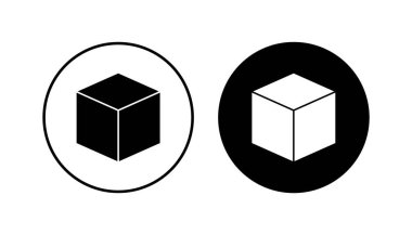 Kutu simgesi seti. kutu vektör simgesi, paket, paket