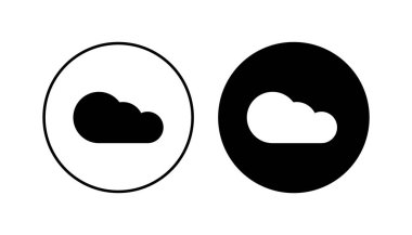 Bulut simgesi hazır. bulut vektörü simgesi