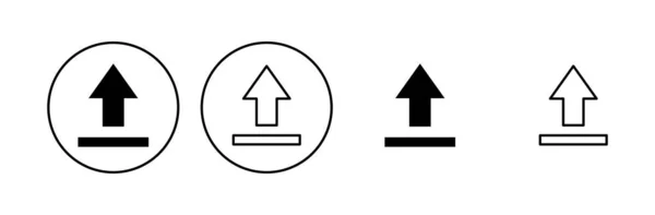 Télécharger Icône Définie Charger Symbole Données — Image vectorielle