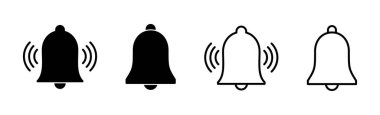 Bell Simgesi hazır. Web sitenizin tasarımı için bildirim simgesi