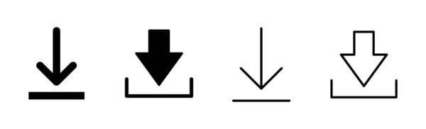 Скачать набор значков. Значок вектора