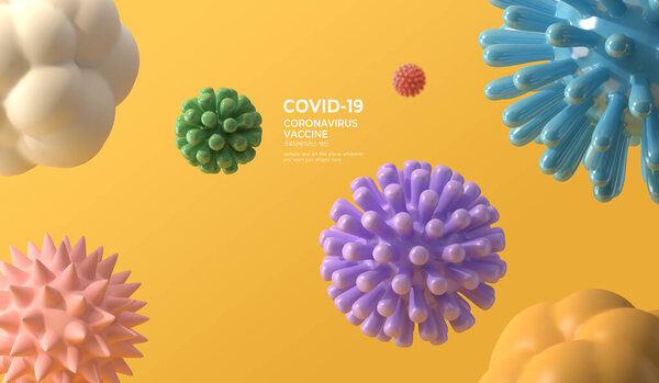 Covid Corona Virus Vaccine Modelling — Stock Photo, Image