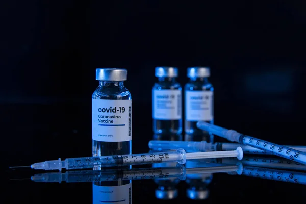 Covid Impfstoff Hautnah — Stockfoto