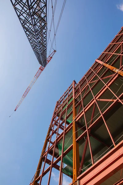 Tagesblick Baustelle — Stockfoto