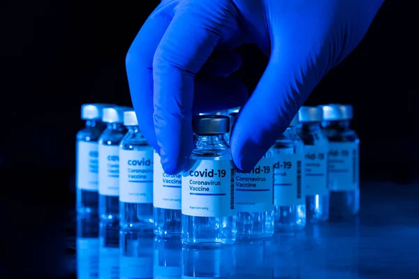 Covid Aşısı Yakın Plan — Stok fotoğraf