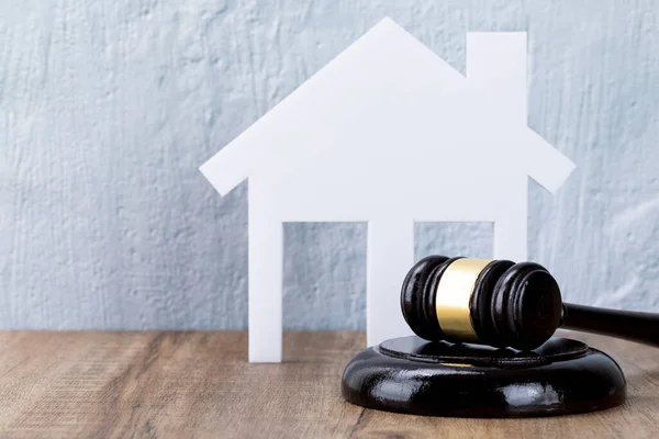 Crime Law House Housing Loan Fraud Concept — Stock Photo, Image