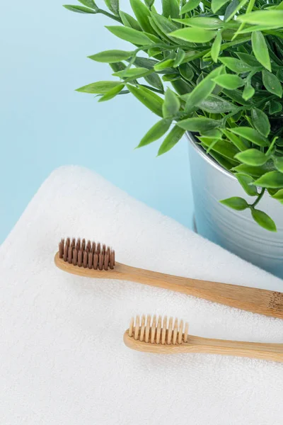 Zero Waste Bamboo Toothbrush — Stock Photo, Image