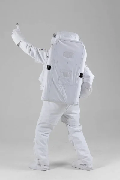 Astronauta Bailarín Fondo Blanco —  Fotos de Stock