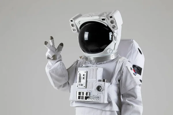 Числа Астронавтов Белый Фон — стоковое фото