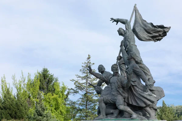 Estatua Conmemorativa Guerra Coreana Cementerio Nacional Seúl —  Fotos de Stock
