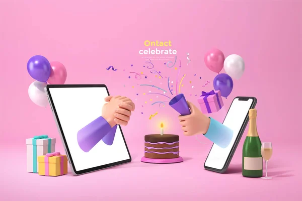 celebration through remote online contact