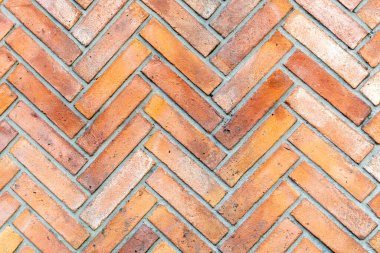 Arkaplan, tuğla duvarlı doku açıya göre sıralanmış.